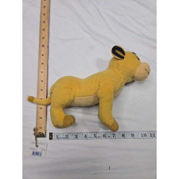 Disney Other - Disney The Lion King Simba Plush‎ Toy Small Stuffed Animal Yellow Lion Cub 9"